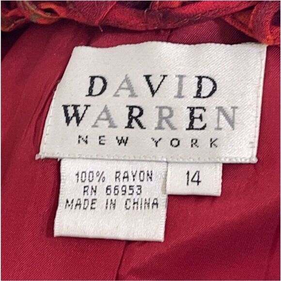 PLUS SIZE David Warren sleeveless dress - Picture 7 of 7